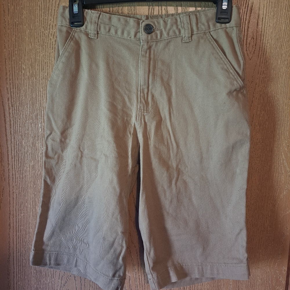 Boys Tan Khaki Shorts Size 14